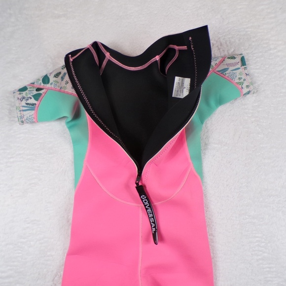 X-Manta Wetsuit Girls Size XL Pink Dive & Sail Swim Water Sports Surf - Picture 11 of 11